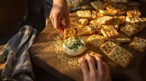 Crackers maison fromage-sésame prêts en 20 minutes : la recette que tout le monde me réclame à l&rsquo;apéro
