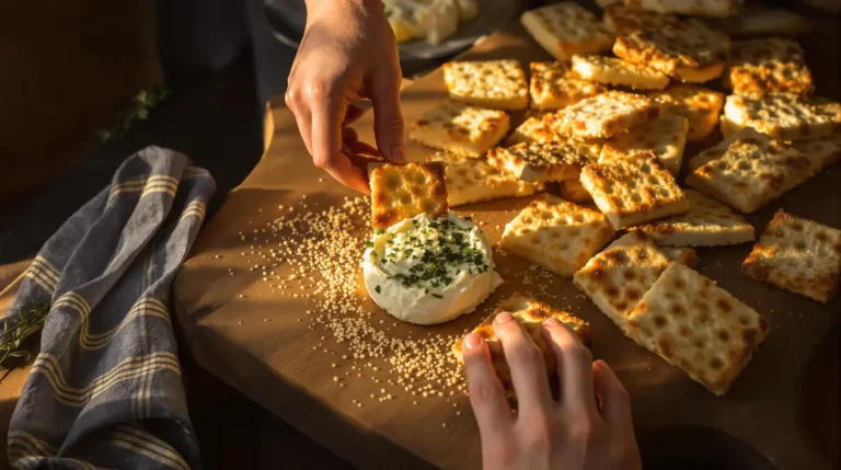 Crackers maison fromage-sésame prêts en 20 minutes : la recette que tout le monde me réclame à l'apéro