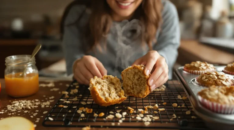 Fini le beurre dans mes gâteaux : je le remplace par un ingrédient du placard pour des muffins pomme-avoine moelleux