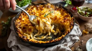Le gratin le plus simple du monde : pommes, oignons, bouillon et une texture plus gourmande qu’un dauphinois